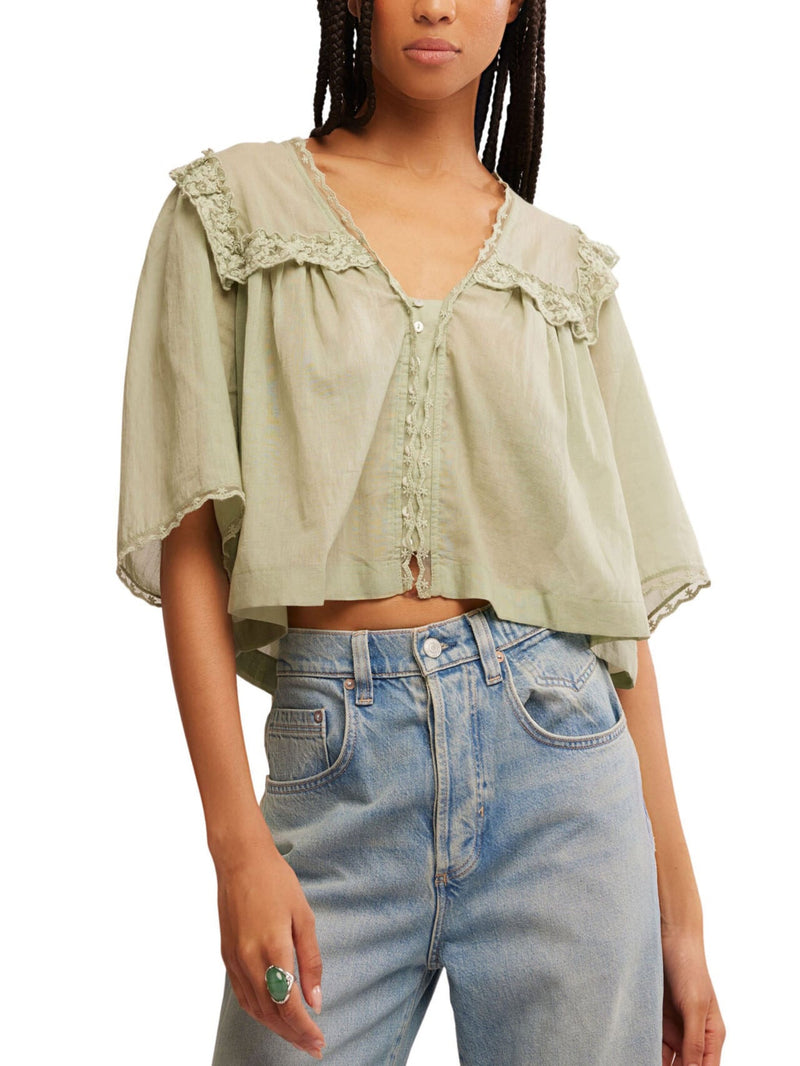 Free People Luna Top - Mermaids Tail