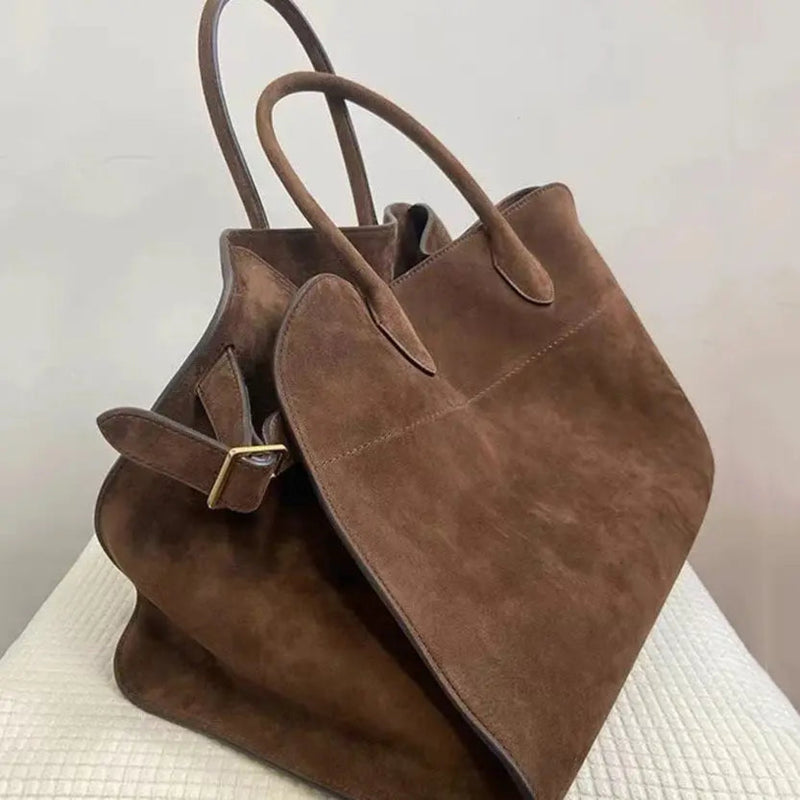 The Latte Luxe Handbag - Brown