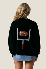 Kickoff Knit Cardigan - Black