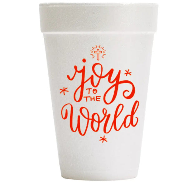 Holiday Foam Cups