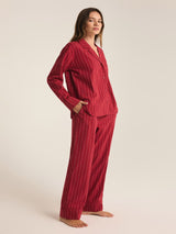 Z Supply Dreamer Stripe Set - Red Dahlia