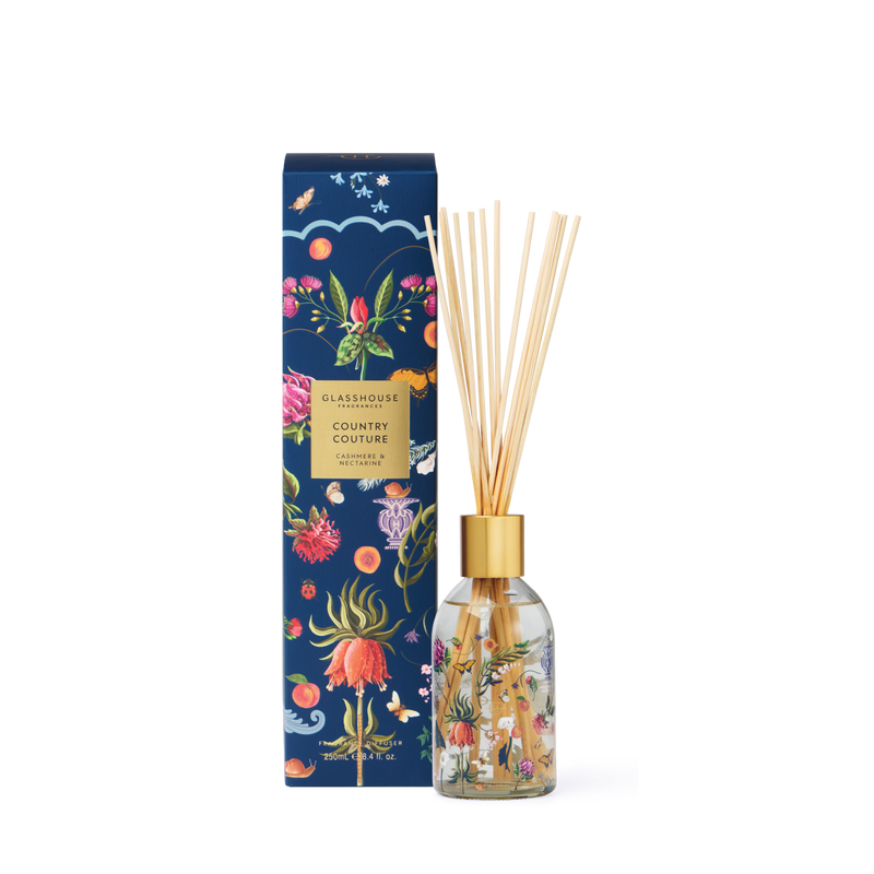 Glasshouse Fragrances 250ml Diffuser - Country Couture