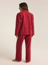 Z Supply Dreamer Stripe Set - Red Dahlia