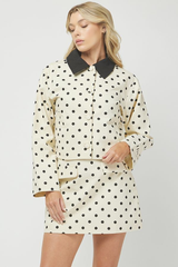Spotted In Style Set - Cream/Black