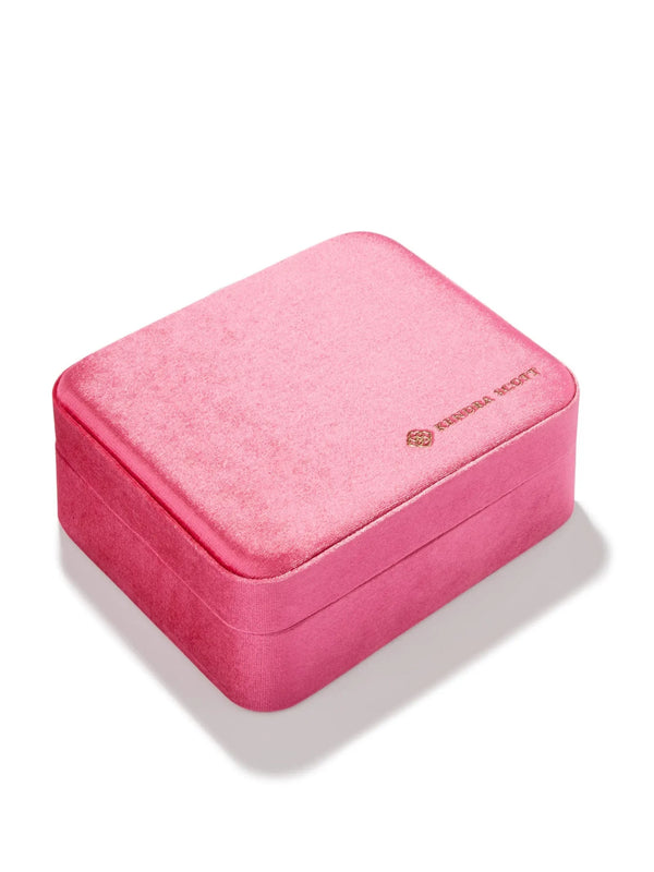 Kendra Scott Mattie Large Case - Hot Pink Velvet