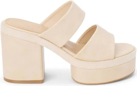 Matisse Graham Platform Block Heels - Natural