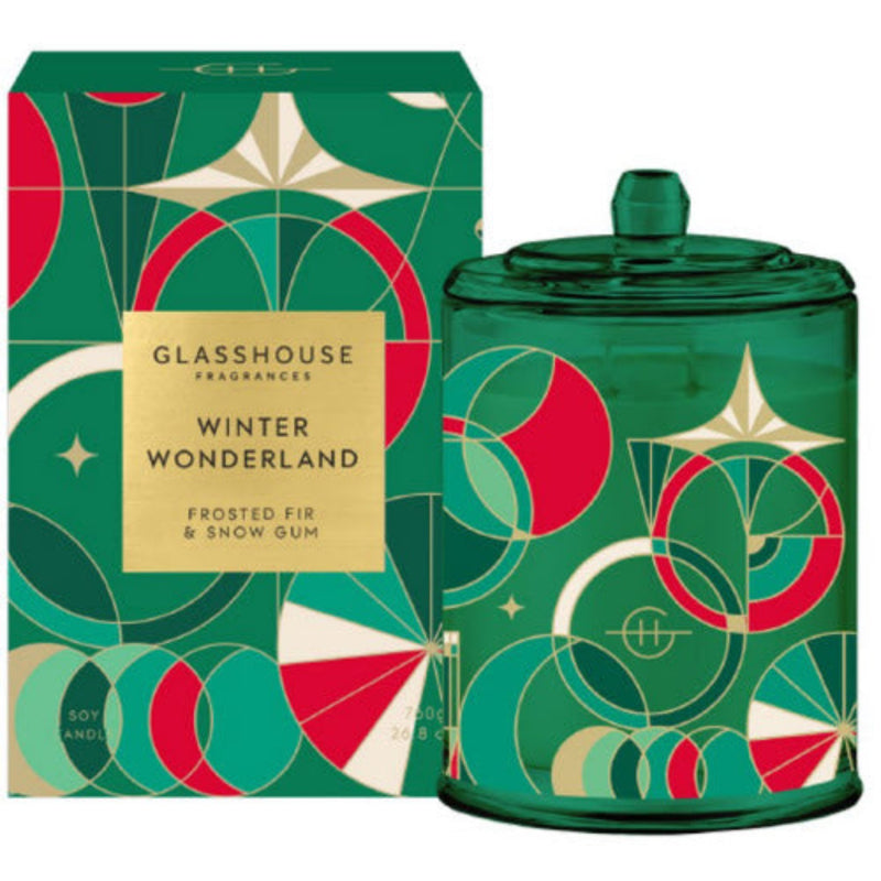 Glasshouse Fragrances 13.4 oz Candle - Winter Wonderland