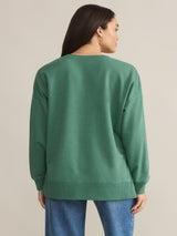 Z Supply Modern V - Neck Weekender - Botanical Green