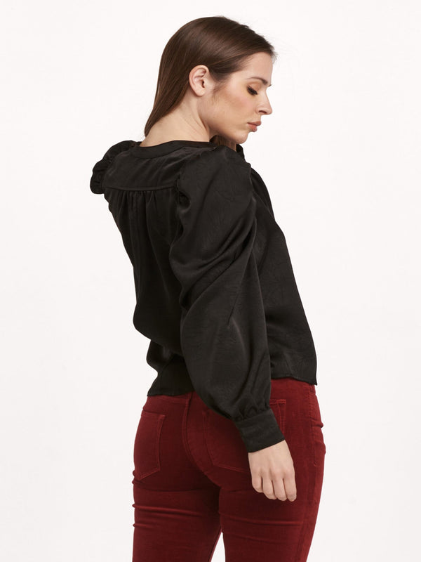 Dear John Lilliana Crewneck Top - Black