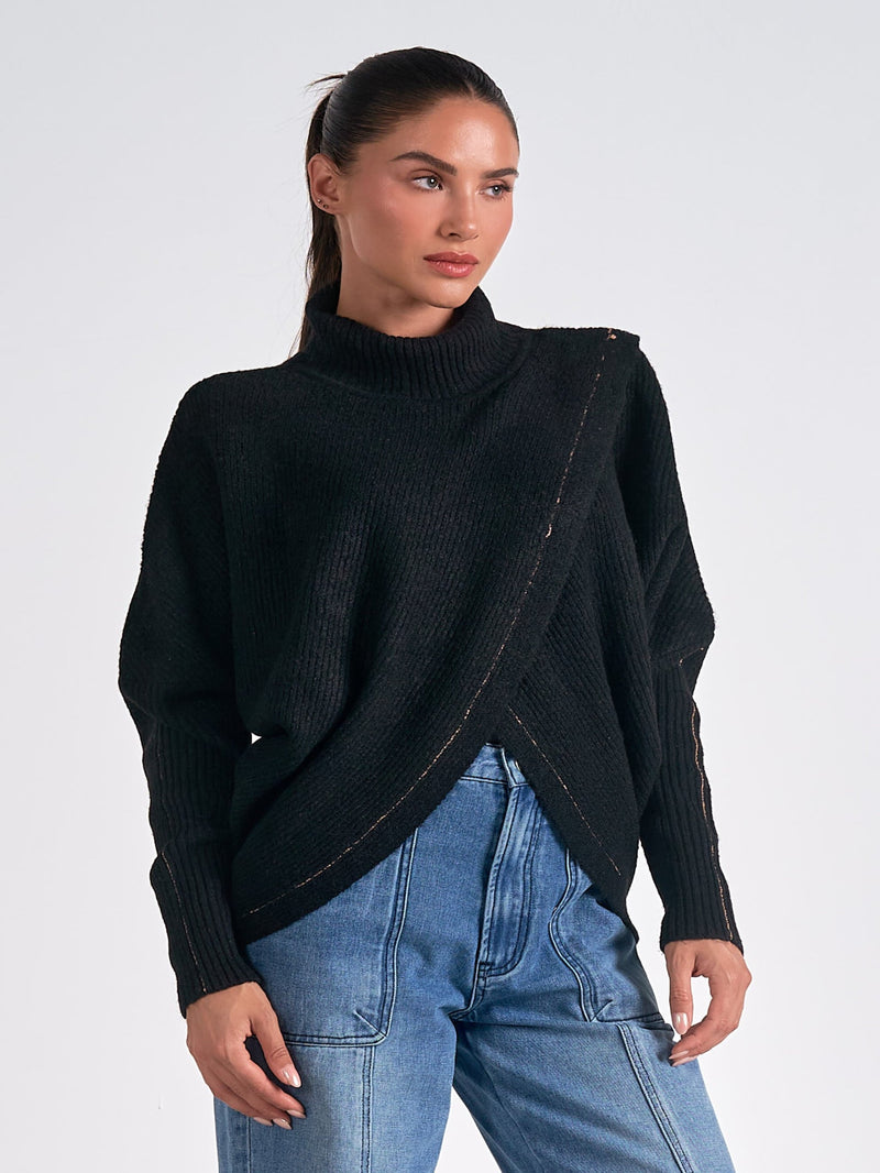 Elan Eclipse Elegance Sweater - Black