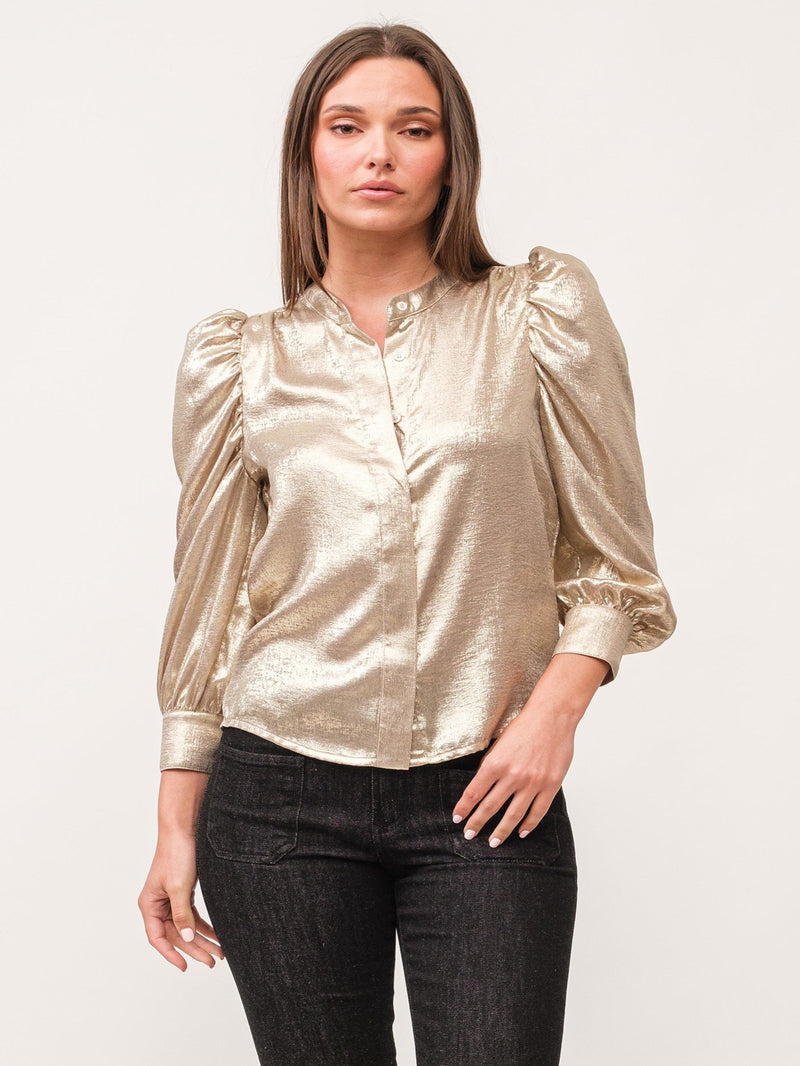 Dear John Rowan LS Top - Gold