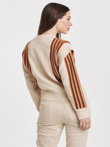 Another Love Stripe Sweater - Creamy Terra