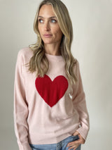 Six/Fifty Sweetheart Sweater - Pink