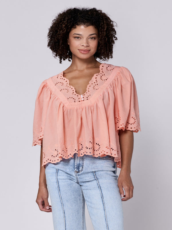 Dear John Lania Top - Terracotta