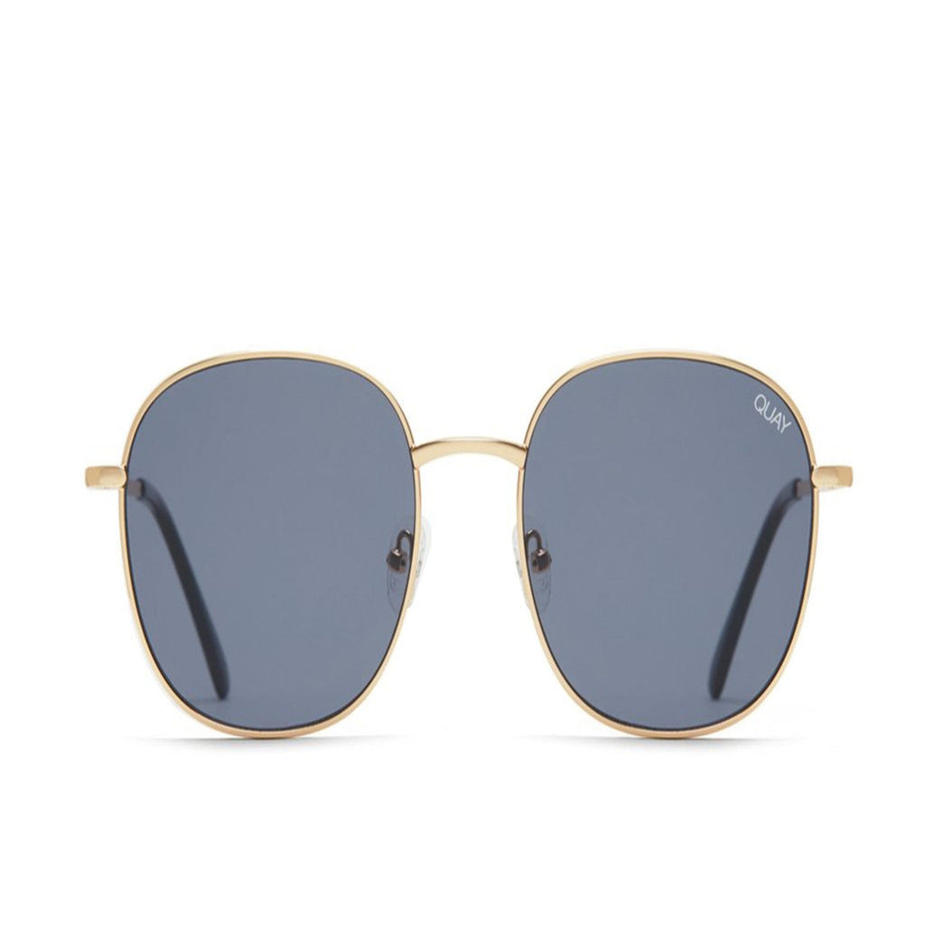 Quay Jezabell Gold and Black Sunglasses NEW Jezabell Sunglasses-Gold Frame/Smoke Lens-Quay – IKT main image 2