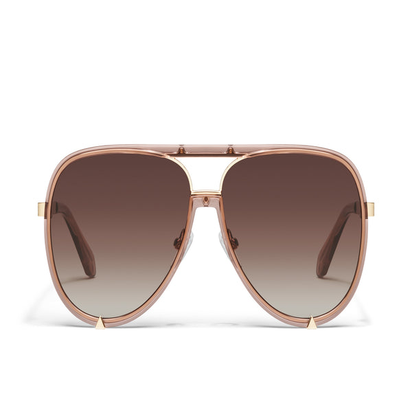 Quay High Profile Sunglasses - Doe/Brown