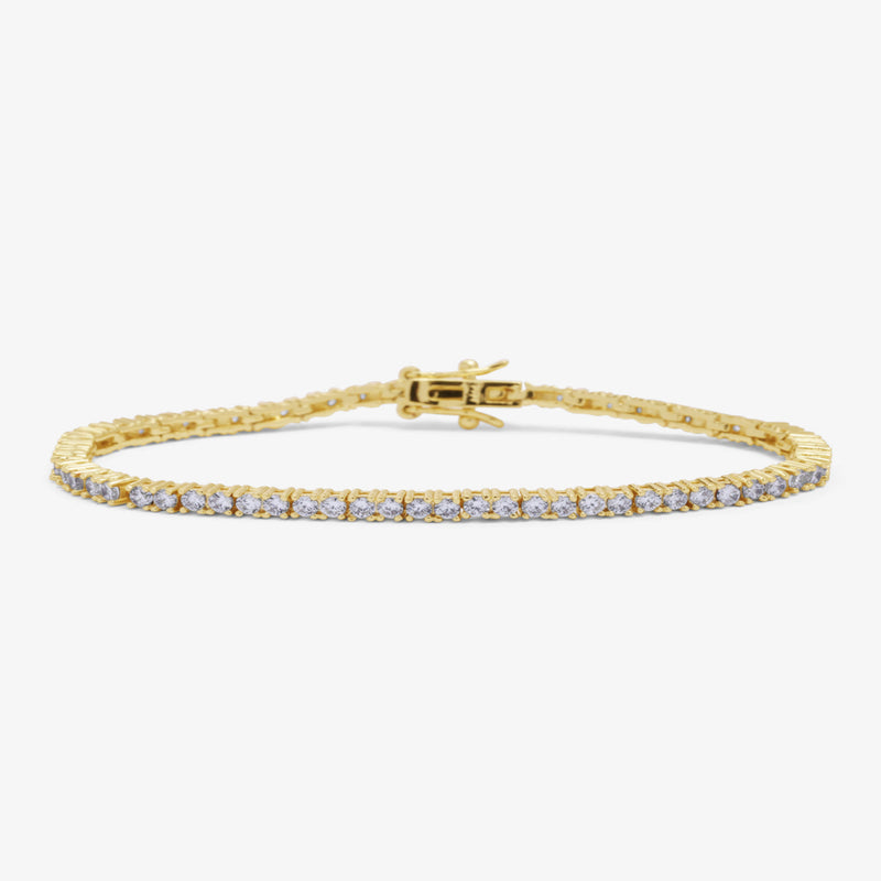Melinda Maria Baby Heiress Tennis Bracelet - Gold