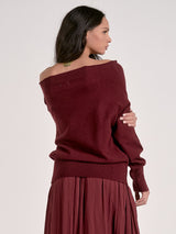 Elan Good Side Sweater - Plum