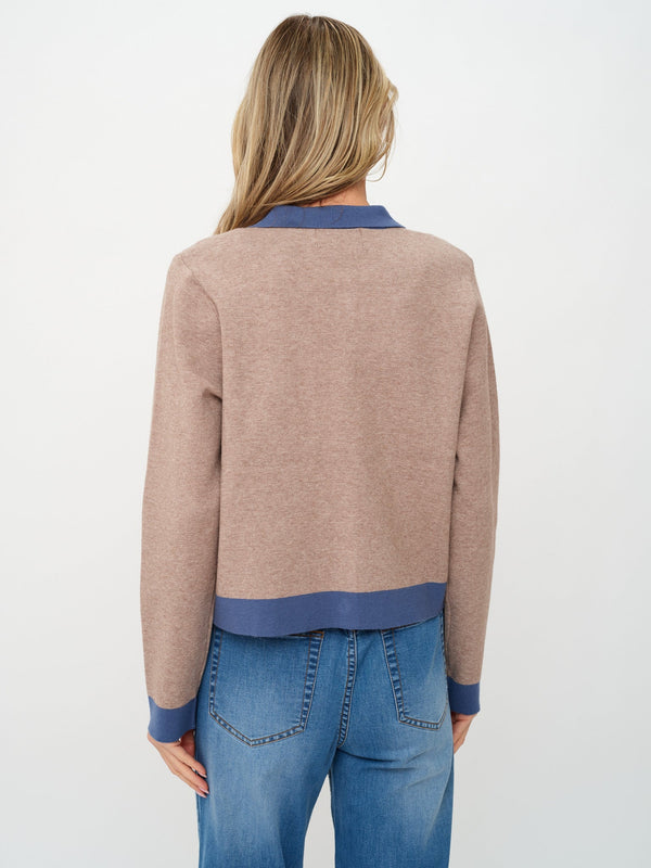 Six/Fifty Fallon Cardigan - Latte