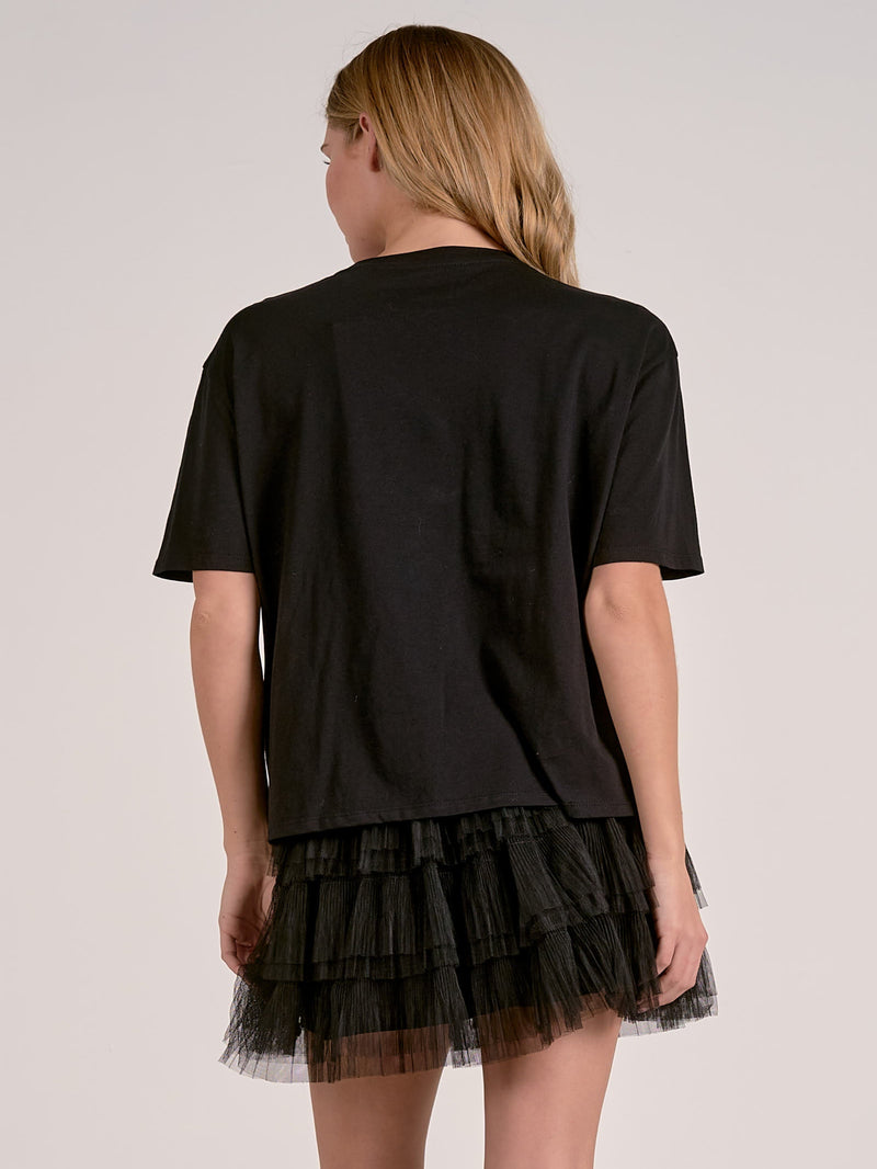 Elan Stand Out Tee - Black