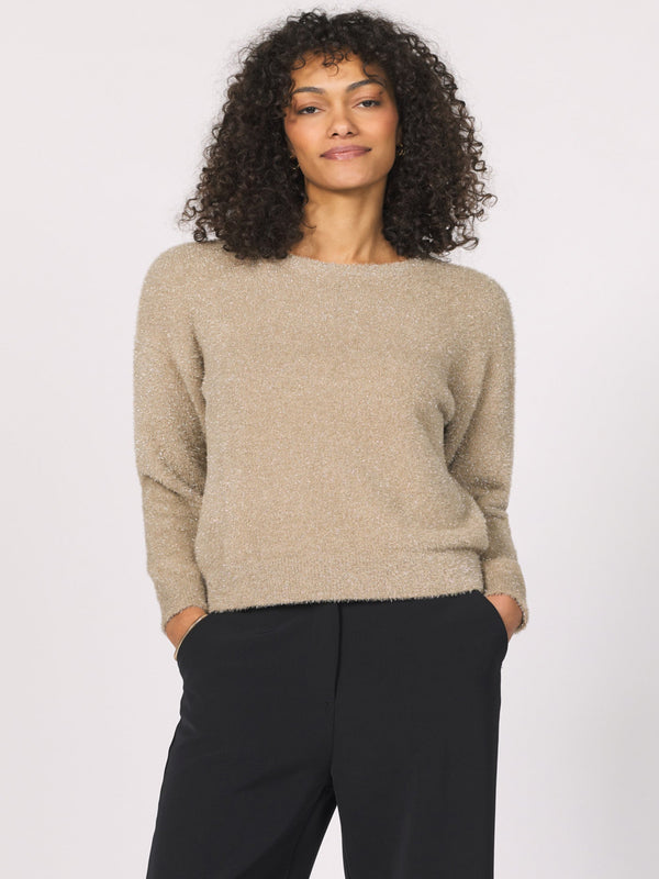 Another Love Jaylani Metallic Sweater - Champagne