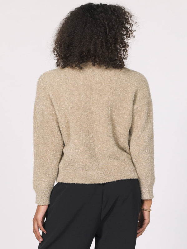 Another Love Jaylani Metallic Sweater - Champagne