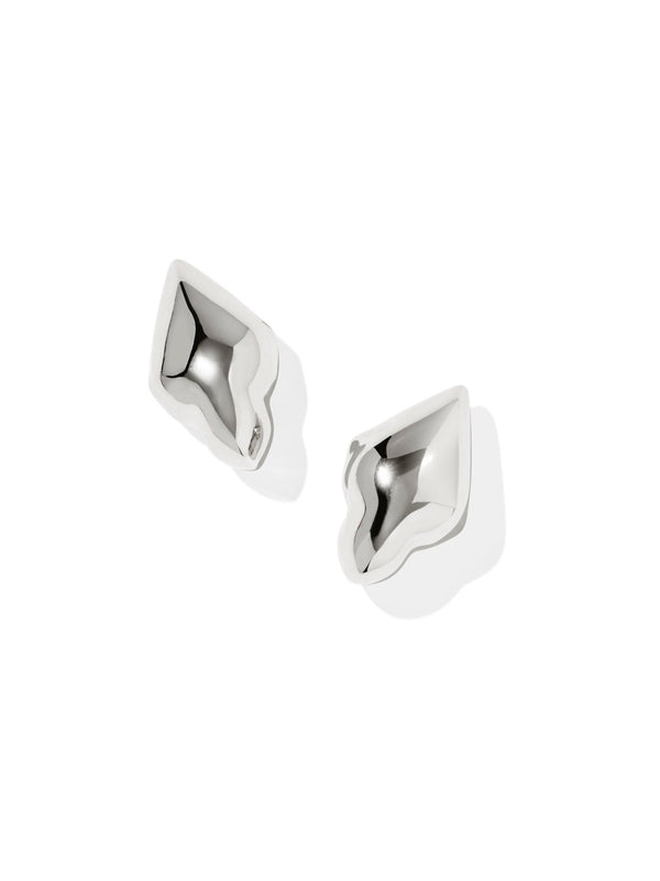 Kendra Scott Adeline Metal Stud Earrings - Silver