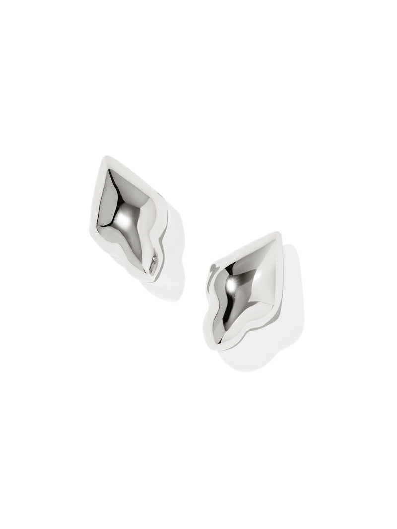 Kendra Scott Adeline Metal Stud Earrings - Silver