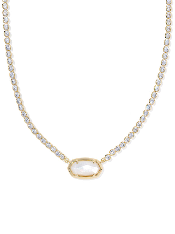 Kendra Scott Elisa Tennis Necklace - Gold Ivory MOP