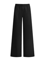 The Favorite Daughter Emb Wide Leg Pant - Black