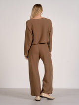 Elan Keep Me Close Crewneck Sweater - Caramel