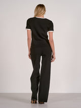 Elan The Daily Edit Top - Black/White