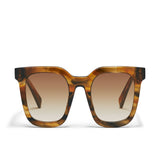 Quay Game Over Sunglasses - Coffee Swirl/ Sepia