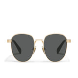 Quay Born Ready Sunglasses - Gold/Smoke
