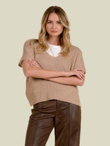 Fireside Layered Sweater - Sand
