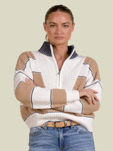 The Aspen Half Zip - Camel