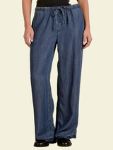 Elan Drawstring Pant - Navy