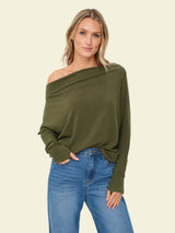Six/Fifty The Anywhere Top - Cedar Green