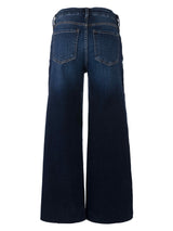 Kut From The Kloth Meg High Rise Fab Ab Wide Leg Raw Hem