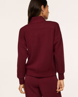 Spanx Airessentials® V-neck Long Sleeve Top - Vino