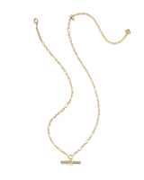 Kendra Scott Metal T Bar Short Pendant Necklace - Gold
