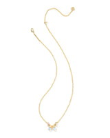 Kendra Scott Bianca Butterfly Pendant Necklace - Gold Iridescent White Mix