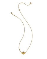 Kendra Scott Anya Flower Pendant Necklace - Gold Yellow Mix