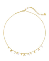 Kendra Scott Mollie Choker Necklace - Gold Pearl