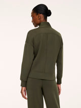 Spanx Airessentials® V-neck Long Sleeve Top - Monstera