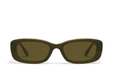 Quay Vibe Check Square Sunglasses - Olive