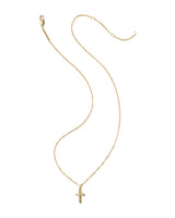 Kendra Scott Cross Short Pendant Necklace - 14K Gold