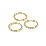 Kendra Scott Fate Ring Set of 3 - Gold 6