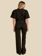 Elan Crewneck Top - Black