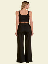 Elan Drawstring Pant - Black